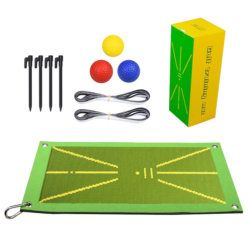 New Golf Swing Trajectory Pads Golf Swing Practice Pads Hitting Track Direction Detection Pads - Main Image