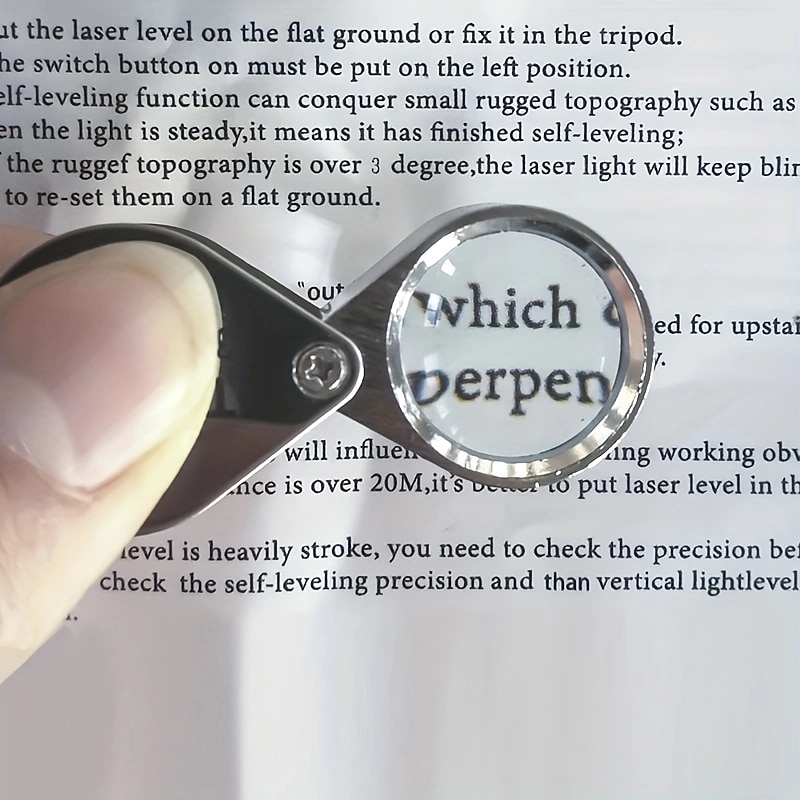 30x Jewelry Magnifying Glasses Pocket Folding Magnifier Mini Diamond Loupe Lens Triplet Eye Glass Tool Reading Magnifier4