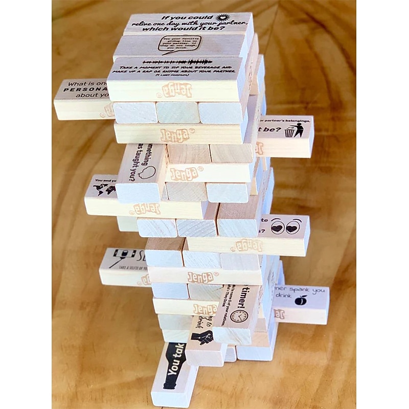 54 Stacked Building Blocks For Couples To Date At Home And Enjoy Adult Games Day Valentine's Day3