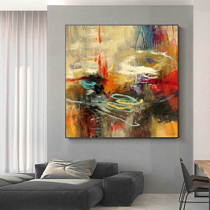 Power Colors Painting Abstract Oil Painting Original Canvas Painting Abstract Large Oil Colorful Painting Abstract Painting Living Room Wall Art No Frame2