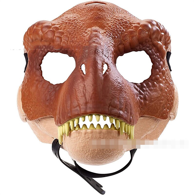 Popular Dinosaur Mask Halloween Party Funny Props with Open Mouth Tyrannosaurus Rex Animal Latex Mask2