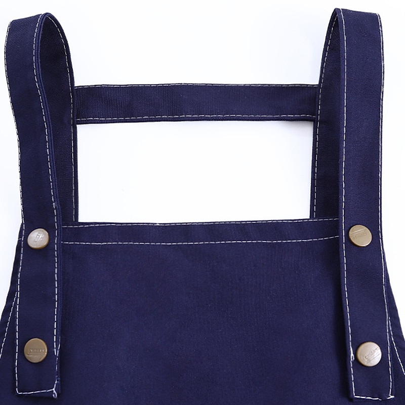 Canvas Waterproof and Oil Proof Apron Western Restaurant Hot Pot Restaurant Milk Tea Caf Waiter Kitchen Apron4