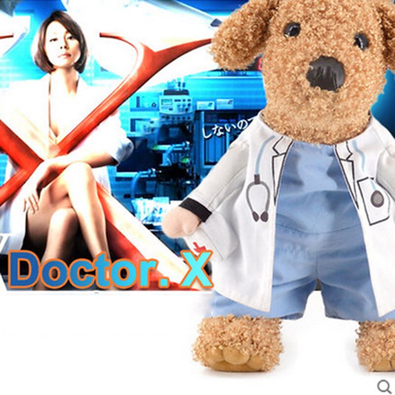 Funny Halloween Pet Police Transformation Clothes Upright Clothes Cat Dog Clothes Teddy Creative Clothes3