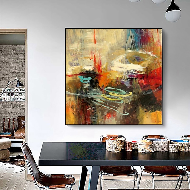 Power Colors Painting Abstract Oil Painting Original Canvas Painting Abstract Large Oil Colorful Painting Abstract Painting Living Room Wall Art No Frame4