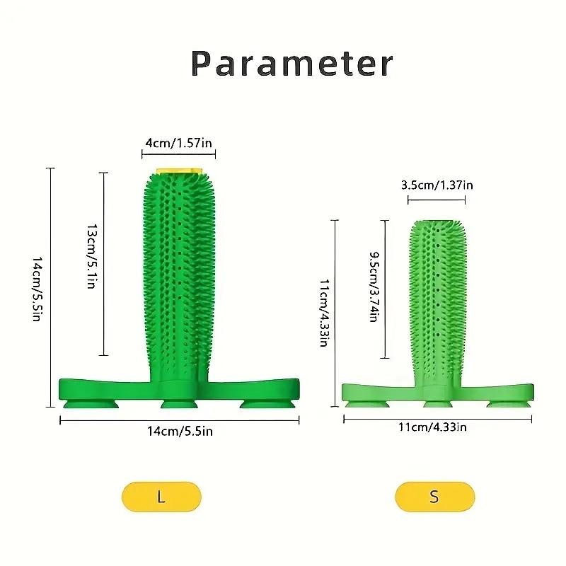 Pet Chew Durable Supplies Suction Cup Sounding Toothbrush Molar Rod Dog Toy2