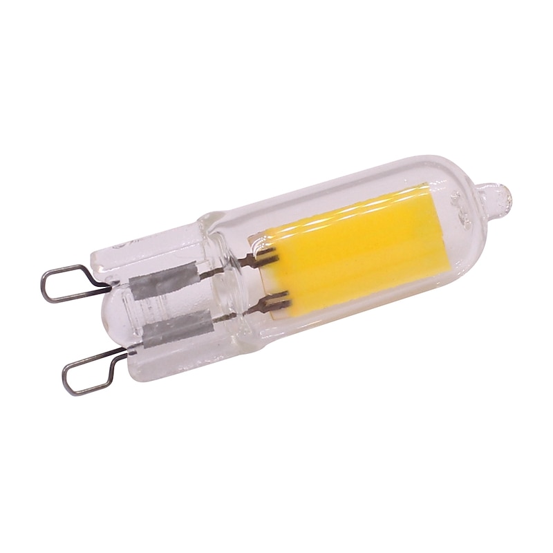 G9 LED Light Bulbs 2/4W 20/40W Halogen Equivalent 3000K Warm White/6000K White for Home Lighting Chandeliers Household Applications 5 Pcs3