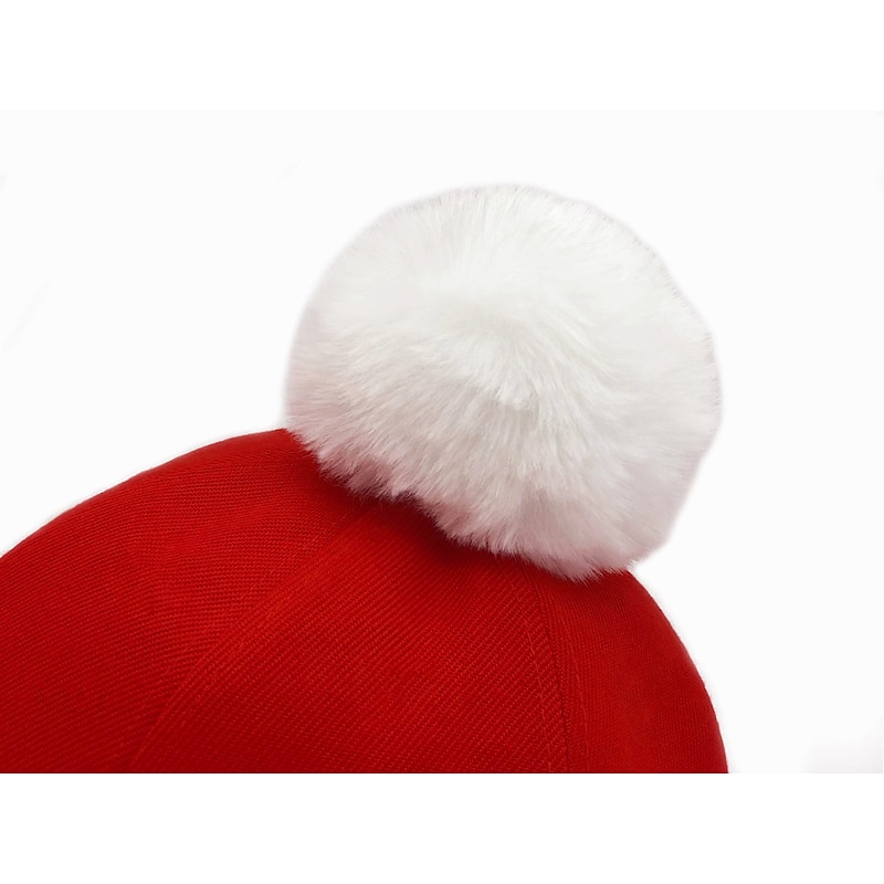 Santa Hat Christmas Costume Baseball Cap Hat Xmas Accessories For Kids Adults Adjustable Christmas Eve Party2