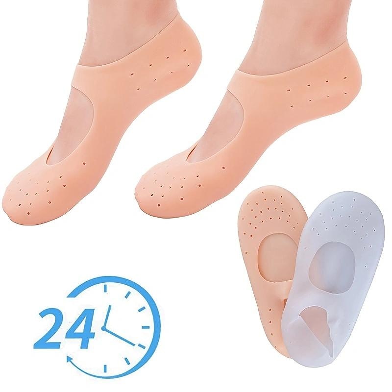 Relieve Foot Pain & Pressure Instantly with Reusable Silicone Socks - Perfect for Men & Women