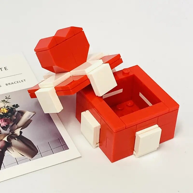 Women's Day Gifts 1pc Puzzle Ring Earring Box For Valentine's Day  The Most Heartfelt Block Gift Box For Valentine's Day Birthday New Year Ring Proposal Couple Gift Box Mother's Day Gifts for MoM4