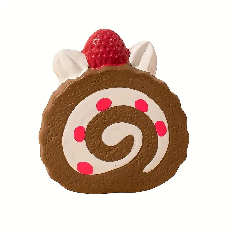 Biscuit Design Durable Dog Chew Latex Toys Tough Squeaky DogGrinding Teeth Toys3