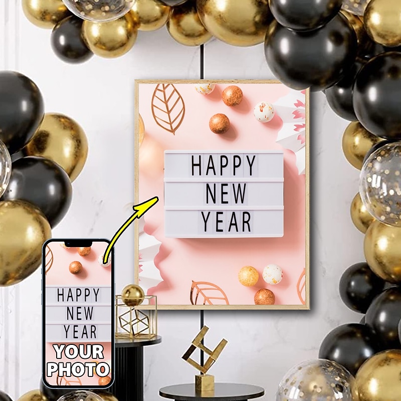 Personalized  Wall Art Canvas Prints and Poster - Personalized Family Poster Without Frame women/men custom made New year Custom Personalized Valentine Gift Custom Made4