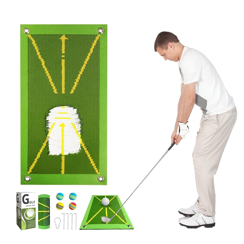 Golf Hitting Pad Beads Display Hitting Marks Detection Pad Indoor And Outdoor Swing Trainer Super bowl2