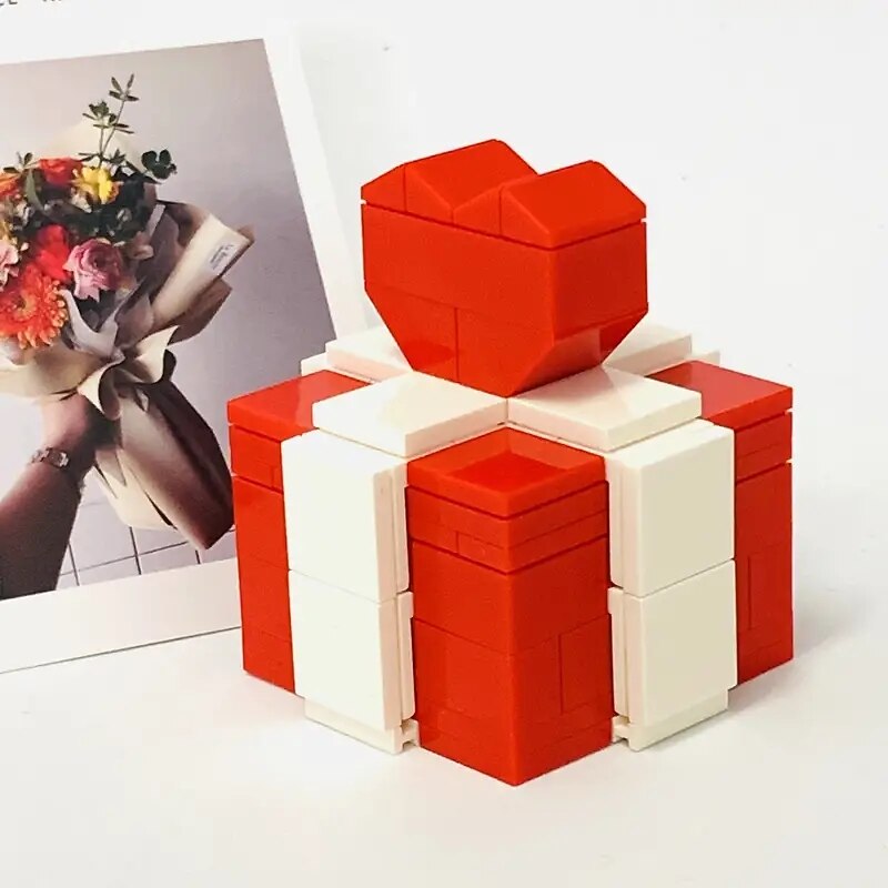 Women's Day Gifts 1pc Puzzle Ring Earring Box For Valentine's Day  The Most Heartfelt Block Gift Box For Valentine's Day Birthday New Year Ring Proposal Couple Gift Box Mother's Day Gifts for MoM2