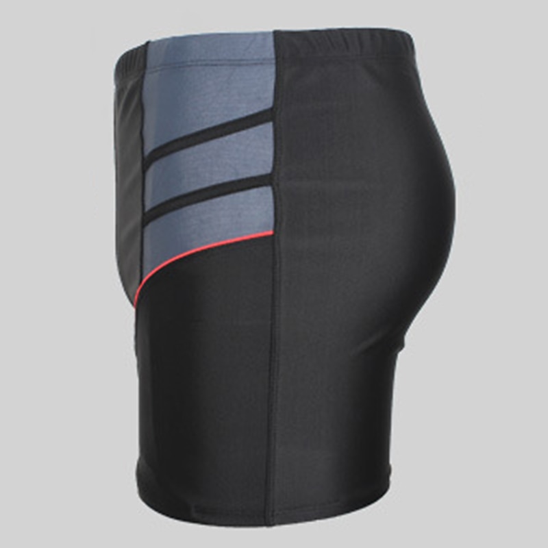 Men's Swimwear Swim Shorts Boxer Swim Shorts Sports Going out Weekend Breathable Quick Dry Running Casual Patchwork Color Block Knee Length Gymnatics Activewear Yellow Red Micro-elastic3