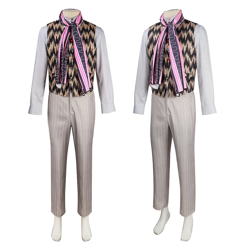 Charlie and the Chocolate Factory Wonka Willy Wonka Coat Cosplay Costume Cosplay Movie Cosplay for Men's Adults' Carnival Masquerade4