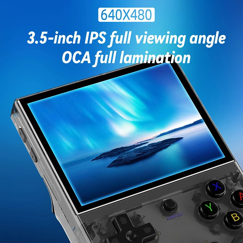 ANBERNIC RG35XX PLUS Retro Handheld Game Console Linux System 3.5 Inch IPS Screen Portable Pocket Video Player4