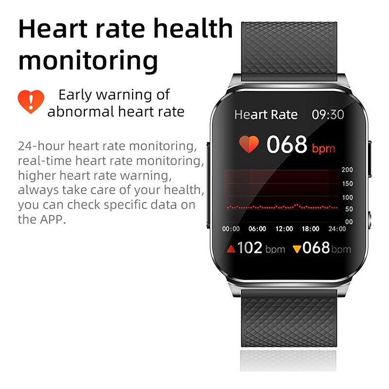 EP03 Smart Watch For Men 24h PTT ECG Heart Rate Blood Pressure Temperature Bracelet Non-invasive Blood Glucose Smartwatch4