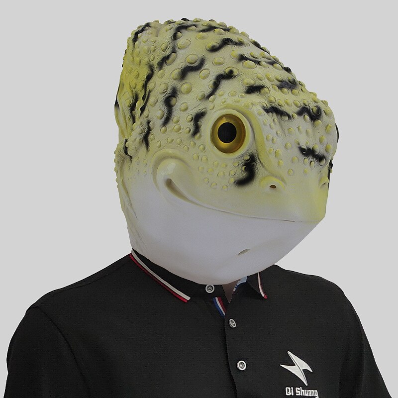 Carnival Funny Animal Series Five Head Masks Makeup Ball Cute Latex Headwear Halloween Party Performance Props 9