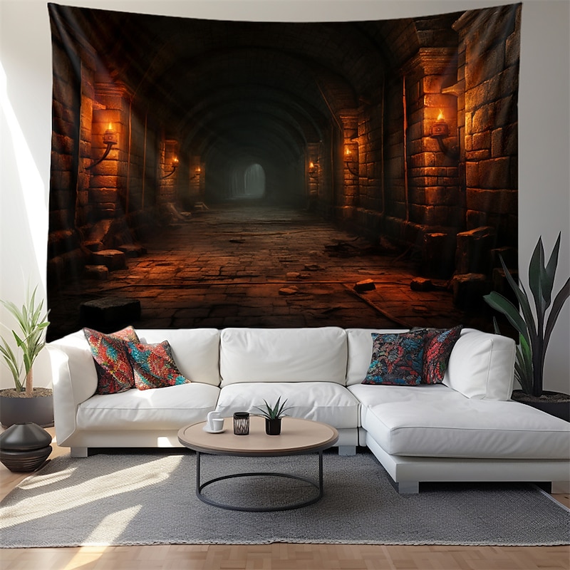 Underground Cave Hanging Tapestry Wall Art Large Tapestry Mural Decor Photograph Backdrop Blanket Curtain Home Bedroom Living Room Decoration4