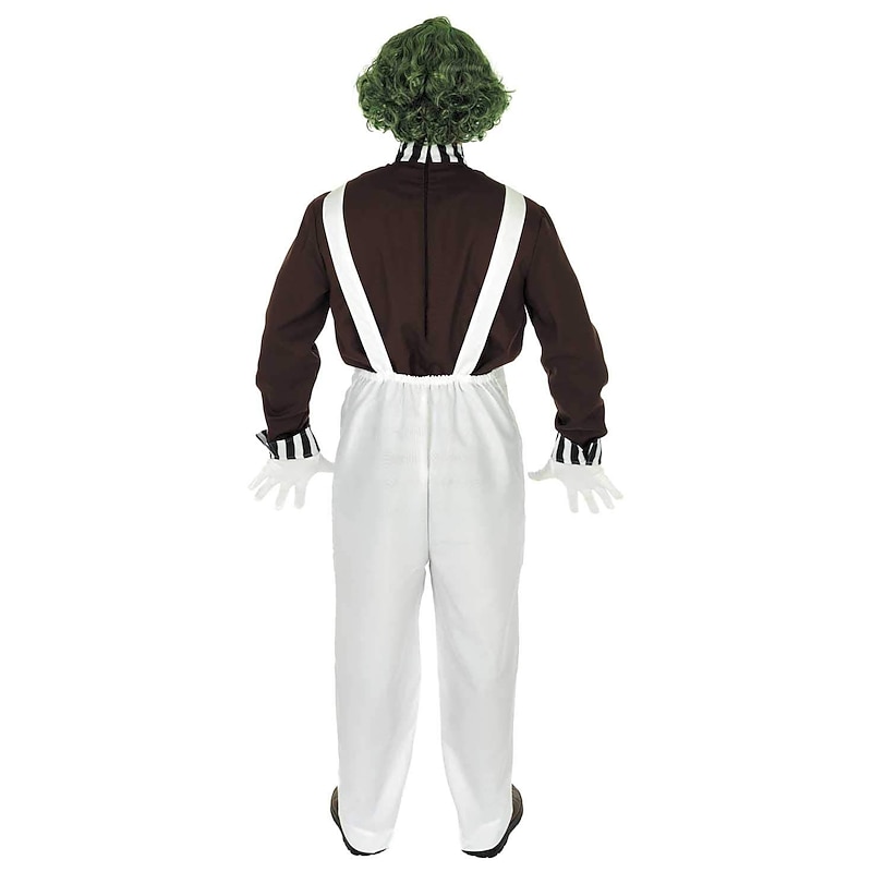 Charlie and the Chocolate Factory Wonka Oompa Loompa Cosplay Costume Cosplay Movie Cosplay for Men's Women's Adults' Carnival Masquerade3