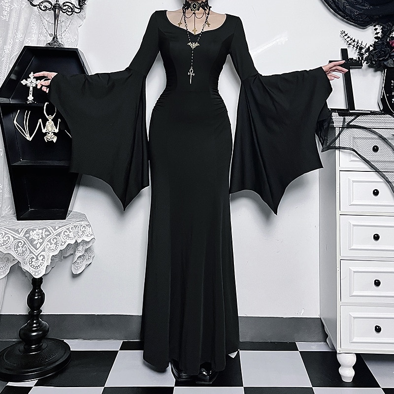 Retro Vintage Punk & Gothic Steampunk Dress Prom Dress Normal Goth Girl Fancy Dress Women's Fantasy Masquerade Party Adults' Dress2