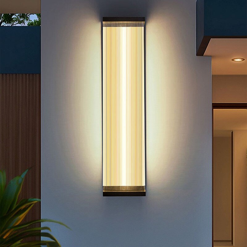 Outdoor Wall Lights, LED Fence Lights IP65 Waterproof Warm/White/Nautral Light Sconce Decorative Fixture With Hardwired For Villa Gate Balcony Yard Exterior Lamp3