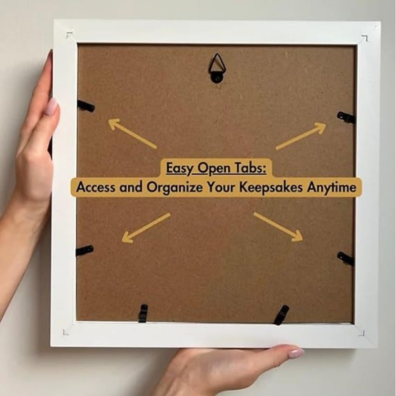 Adventure Archive Box, Travel Shadow Box with Slot, Memory Boxes for Keepsakes, Shadow Box Frame, Ticket Holder with World Map and Plane Design, Photo Theatre Movie Concert Ticket3