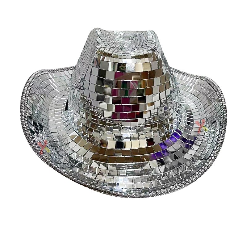 Sequin Hat Costume Cap Chic Bling Dance Hats Disco Ball Hat Fisherman Hat