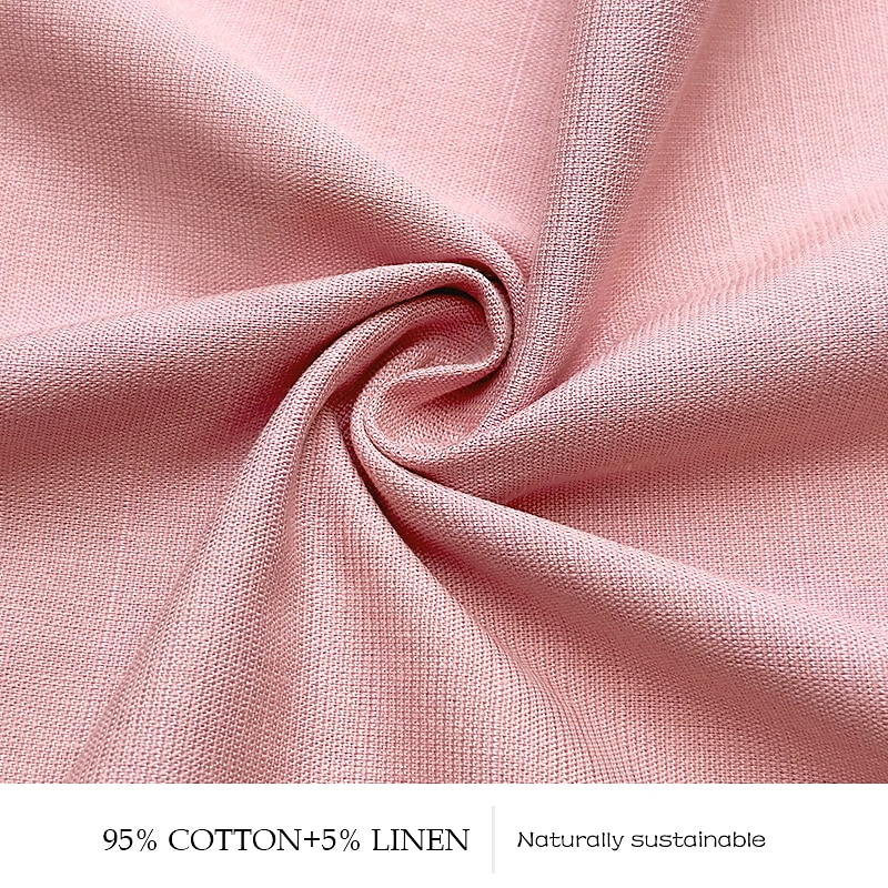 Men's Shirt Linen Shirt Beach Shirt Faith Outdoor Vacation Black White Pink Blue Long Sleeve Lapel Spring &  Fall Clothing Apparel Print3