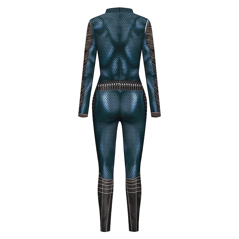Aquaman and the Lost Kingdom Aquaman Cosplay Costume One-Piece Anime Cosplay Movie Cosplay for Men's Women's Adults Kid's Masquerade4