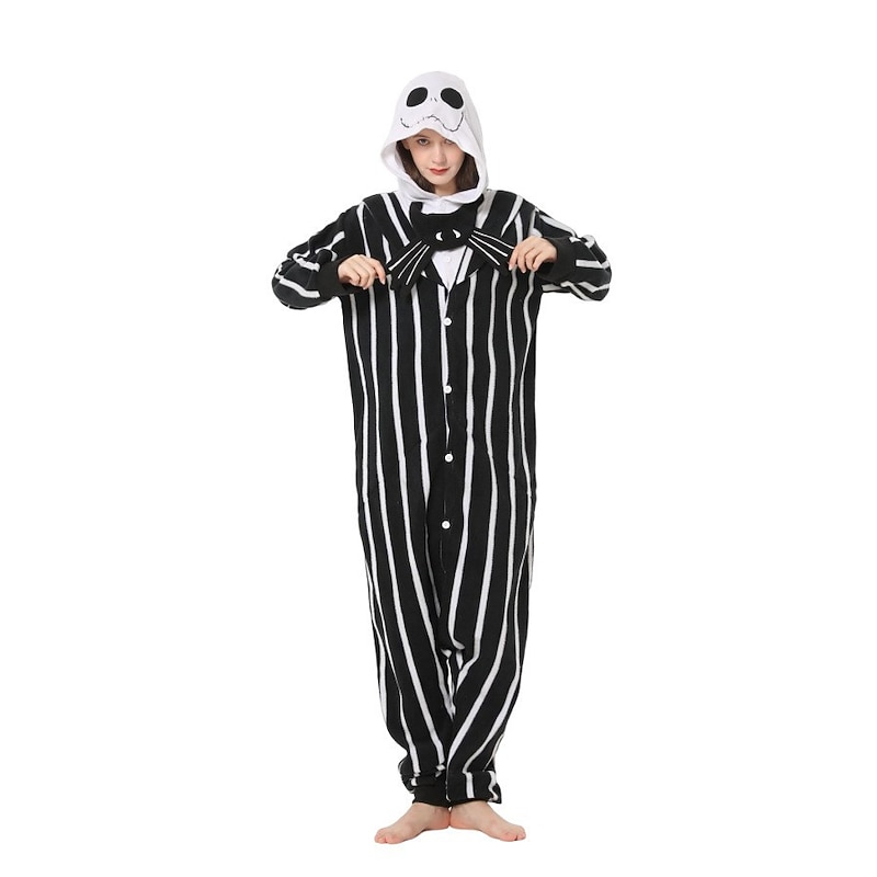 Adults' Animal Group Costume Nightwear Onesie Pajamas Carnival Costume Skeleton Reindeer Animal Onesie Pajamas Kigurumi Pajamas Cute For Men's Women's Carnival Cartoon4