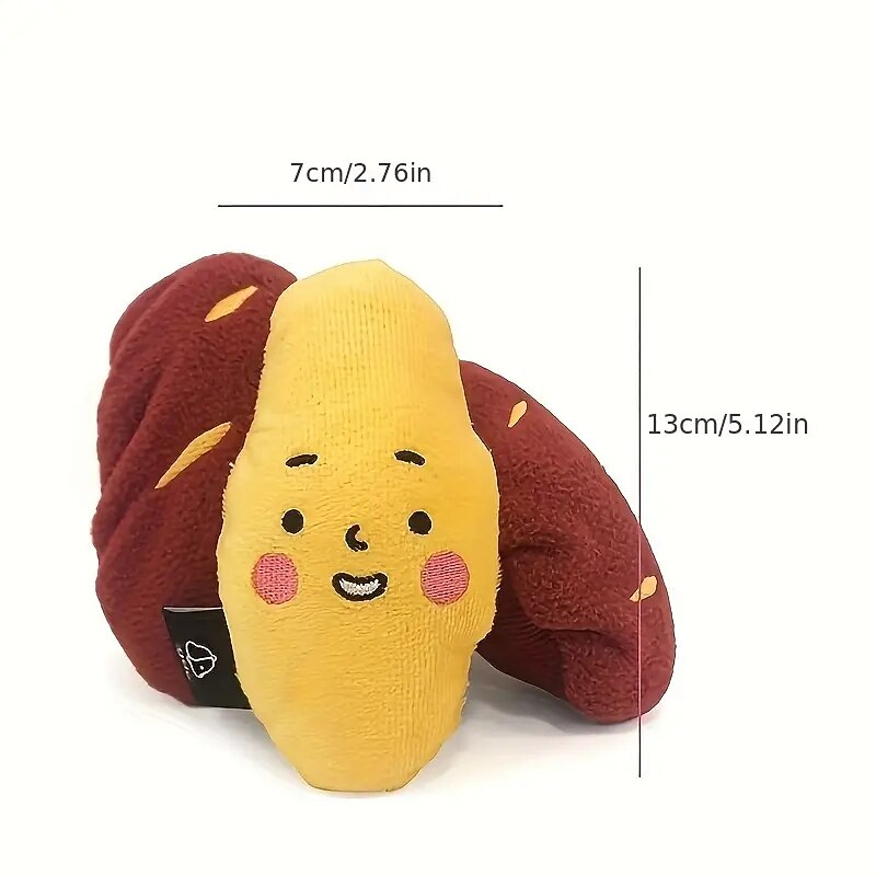1pc Puppy Snuffle Toy Cute Pet Sniffing Toys Sweet Potato Design Puppy Chew Toy Pet Supplies Interactive Fetch Play For Puppy2