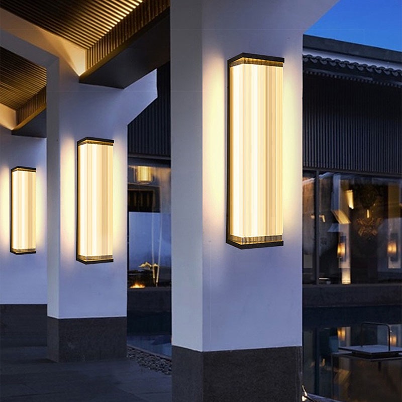 Outdoor Wall Lights, LED Fence Lights IP65 Waterproof Warm/White/Nautral Light Sconce Decorative Fixture With Hardwired For Villa Gate Balcony Yard Exterior Lamp4