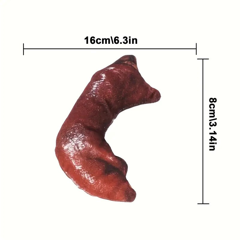 Interactive Durable Chew Toy for Dogs 1pc Food Design PetGrinding Teeth Squeak Plush Toy4