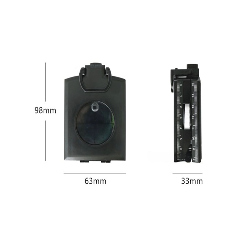 Multifunctional Camping Compass Military Aiming Navigation Geological Compass Digital Navigation Device North Needle With Slope Meter Professional Luminous Portable4