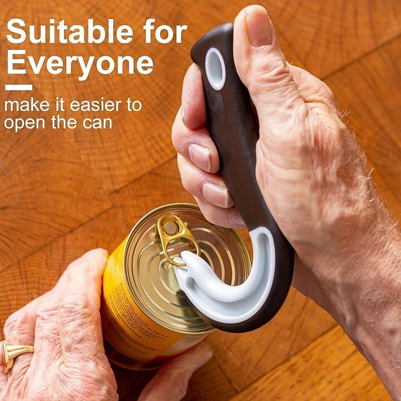 1pc Easy Open Ring Pull Can Opener, Easy Grip Opener, Ring-Pull Helper For Ring Pull Tab Cans Tins Bottles, Kitchen Gadgets, Kitchen Supplies, Kitchen Tools, Kitchen Stuff, Kitchen Utensils