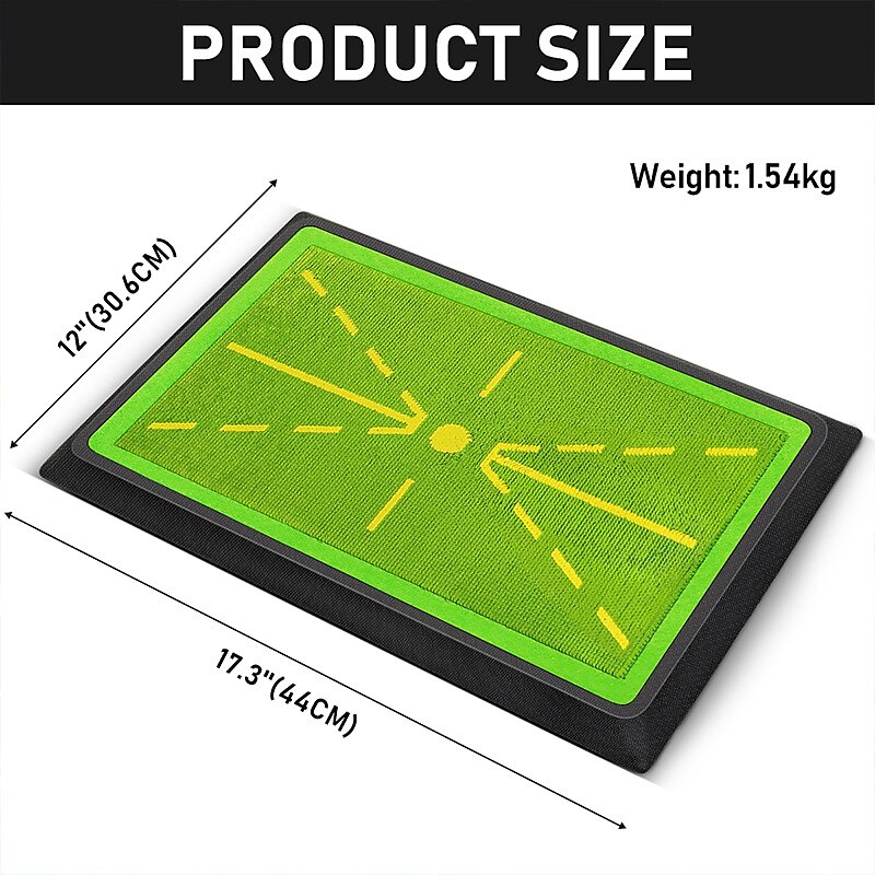 Golf Swing Practice Pad Trajectory Pad Hitting Pad Golf Ball Record Trajectory Bead Hitting Pad3