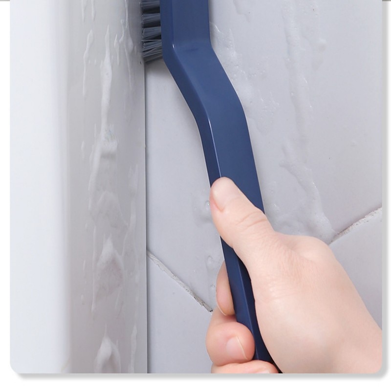 Three In One Plastic Bathroom Floor Brush Crevice Brush Crevice Brush Cleaning Brush Bathroom Cleaning Hard Bristled Crevice Floor Brush3