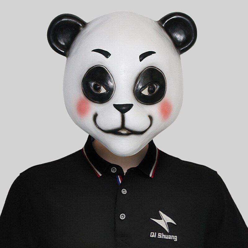 Carnival Funny Animal Series Five Head Masks Makeup Ball Cute Latex Headwear Halloween Party Performance Props 24