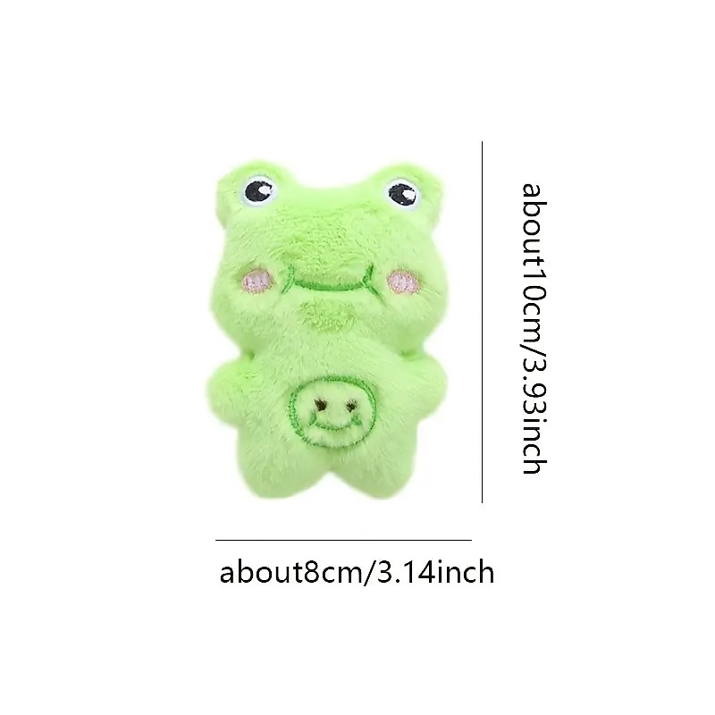 1pc Pet Cute Animals Design Cat Teaser Plush Toy Interactive ToyFor Cat And Dog Supply4