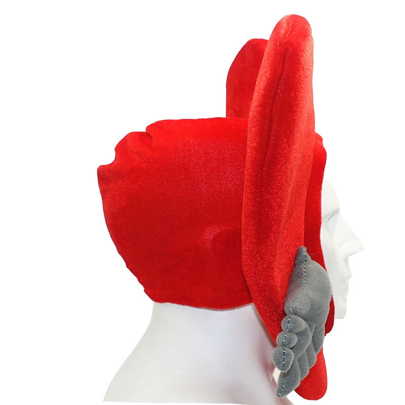 Valentine's Day Cartoon Love Peach Plush Head Cover Funny Cupid Arrow Warm Hat Party Performance Photography Prop3