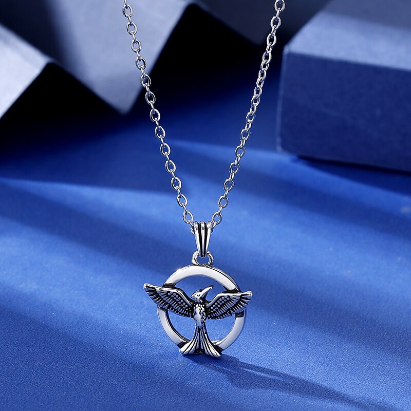 Hunger Games Mockingjay Necklace Cosplay Movie Cosplay for Men's Adults' Masquerade3