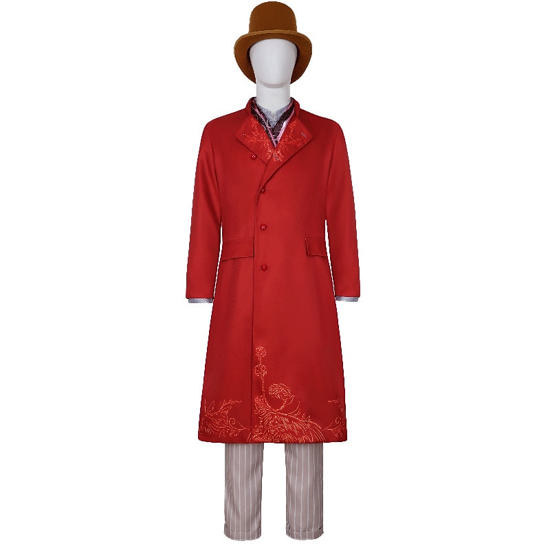 Charlie and the Chocolate Factory Wonka Willy Wonka Cosplay Costume Outfits Cosplay Movie Cosplay for Men's Adults' Masquerade4