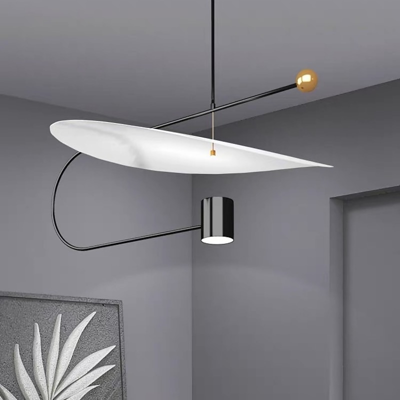 LED Pendant Light 60cm Creative Nordic Decor Chandeliers, Minimalist Style LED Hanging Light Fixture, Dining Room Bedside Ceiling Light 110-240V3