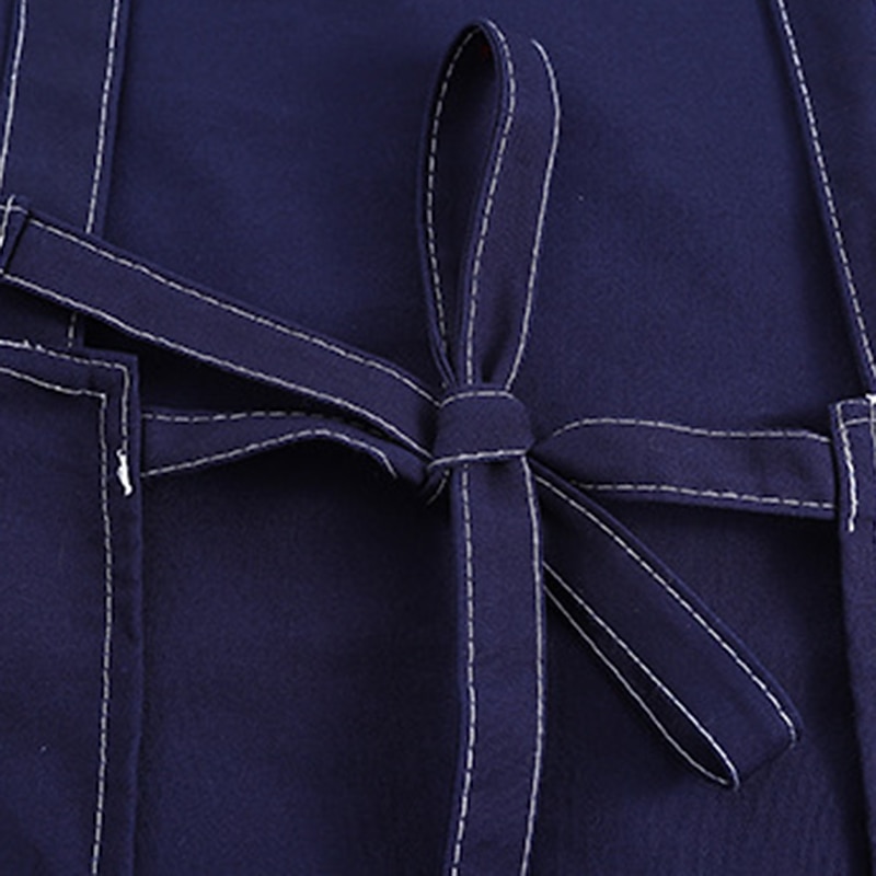 Canvas Waterproof and Oil Proof Apron Western Restaurant Hot Pot Restaurant Milk Tea Caf Waiter Kitchen Apron3