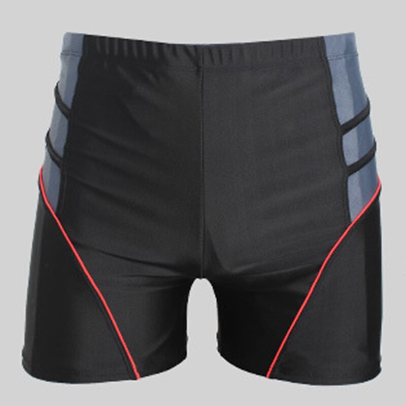 Men's Swimwear Swim Shorts Boxer Swim Shorts Sports Going out Weekend Breathable Quick Dry Running Casual Patchwork Color Block Knee Length Gymnatics Activewear Yellow Red Micro-elastic2