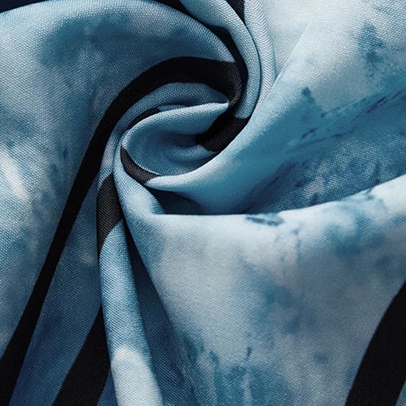 Men's Palm Tree Shirt Summer Hawaiian Shirt Aloha Shirt Short Sleeves Shirt Turndown Hawaiian Casual Daily Wear Going out Weekend Blue Brown S M L3