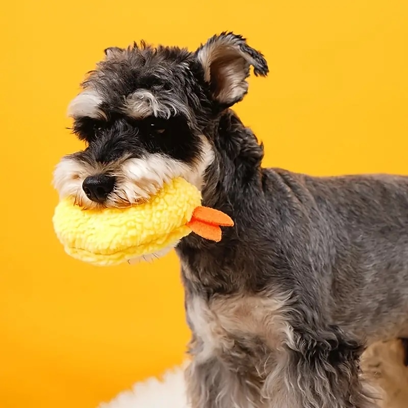 Tempura Fried Shrimp Shape Dog Toy Bite-Resistant Chew Toyfor Indoor Dogs & Cats3