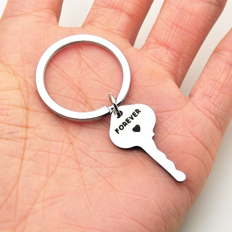 You Hold The Key to Couple Stainless Steel Keychain Valentine's Day3