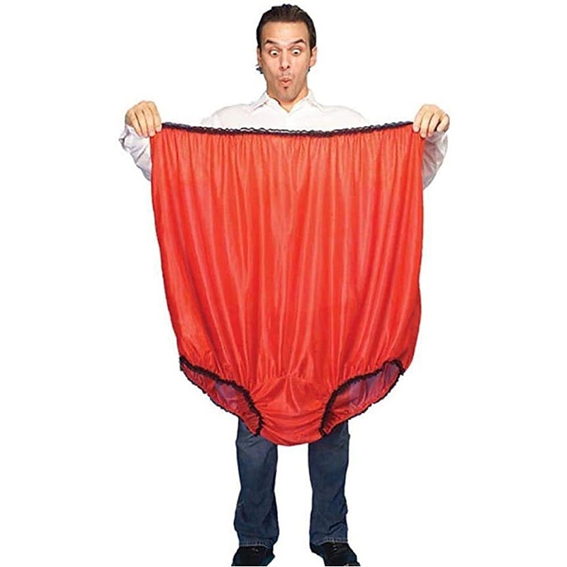 Women's Day Gifts Valentine's Day Funny Big Underwear Mama Undies Plus Size Granny Panties White Elephant Joke Gift Mother's Day Gifts for MoM